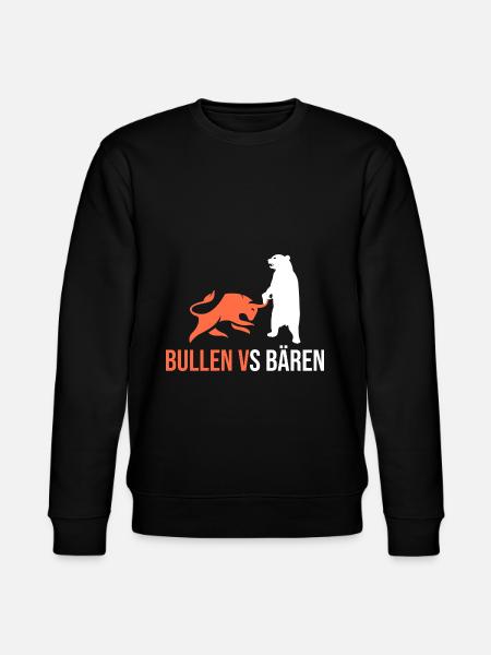 Bullen VS Bären - Stanley/Stella Unisex Bio-Sweatshirt CHANGER  - Schwarz