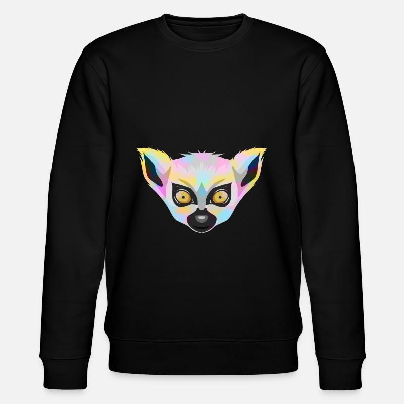 Lémurien - Sweat bio CHANGER Stanley/Stella Unisexe - noir