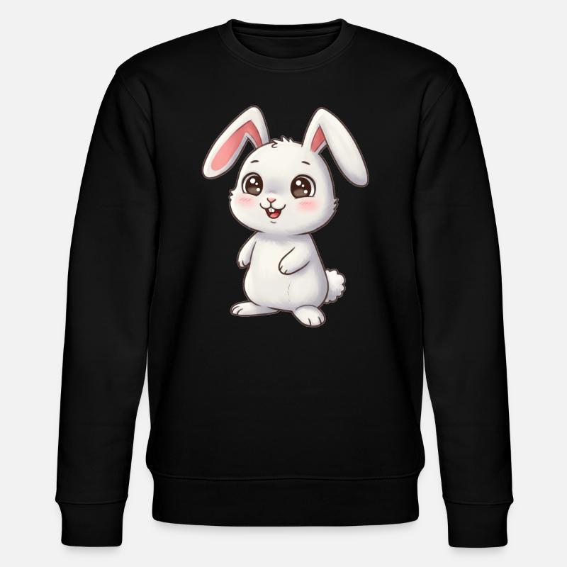 Animal Dessin Animé Lapin - Sweat bio CHANGER Stanley/Stella Unisexe - noir