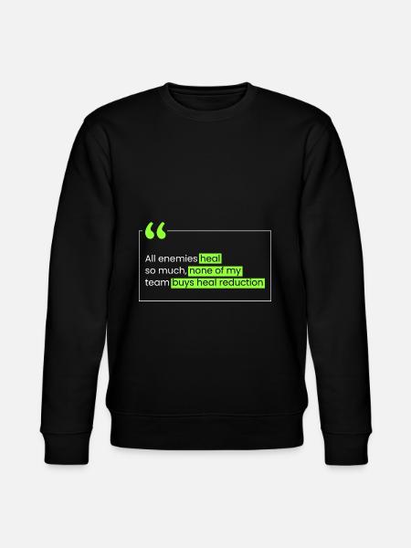 No one buys healing reduction. - Stanley/Stella CHANGER Unisex Organic Sweatshirt - black