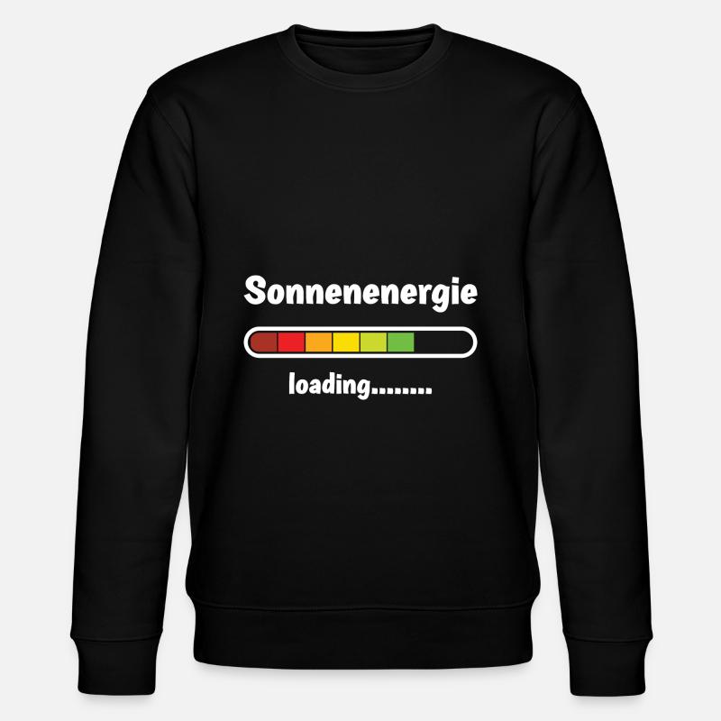 Solaranlage - Stanley/Stella Unisex Bio-Sweatshirt CHANGER  - Schwarz