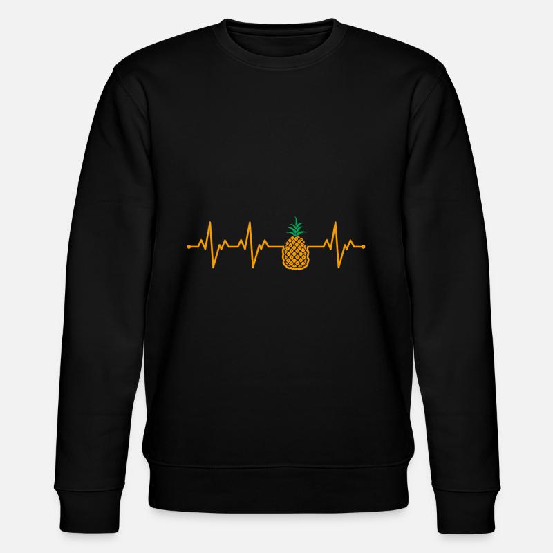 pineapple - Stanley/Stella CHANGER Unisex Organic Sweatshirt - black