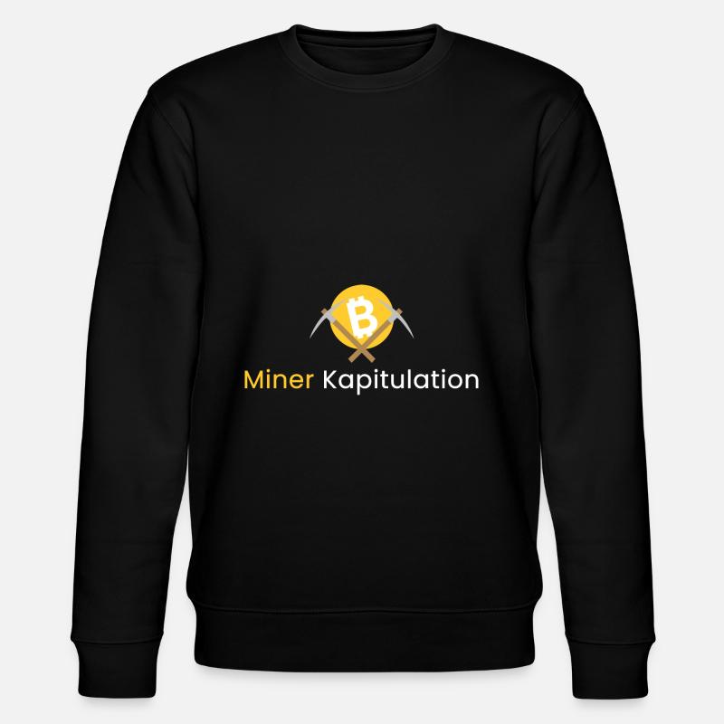 Miner Kapitulation - Stanley/Stella Unisex Bio-Sweatshirt CHANGER  - Schwarz