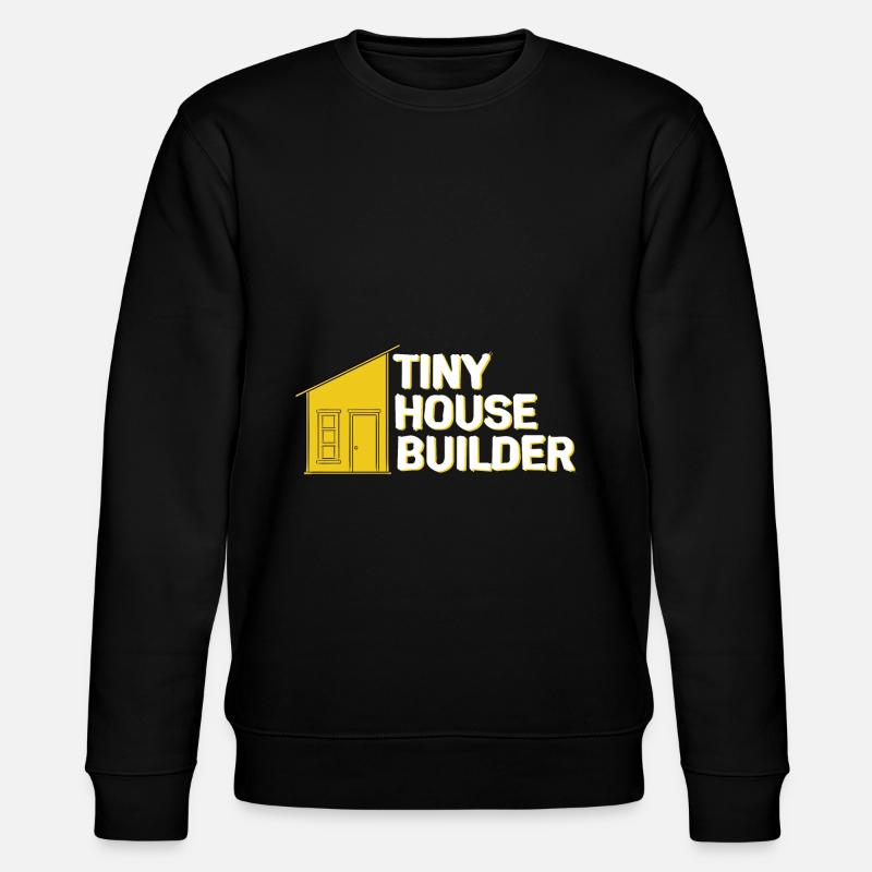 Tiny House - Stanley/Stella Unisex Bio-Sweatshirt CHANGER  - Schwarz