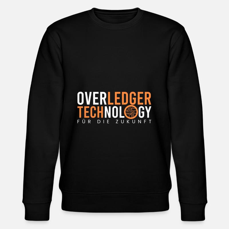 Overledger Technologie - Stanley/Stella Unisex Bio-Sweatshirt CHANGER  - Schwarz