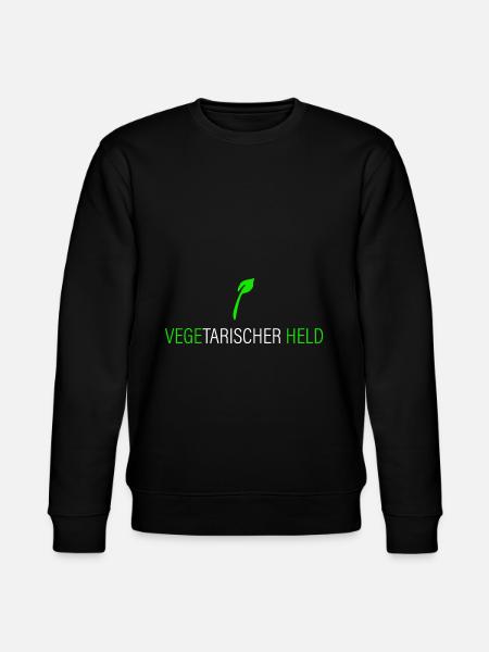 Vegetarian hero - Stanley/Stella CHANGER Unisex Organic Sweatshirt - black