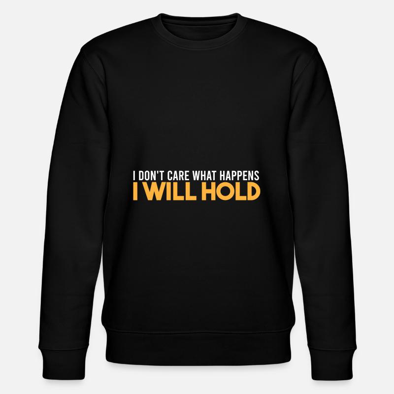 I will hold - Stanley/Stella CHANGER Unisex Organic Sweatshirt - black