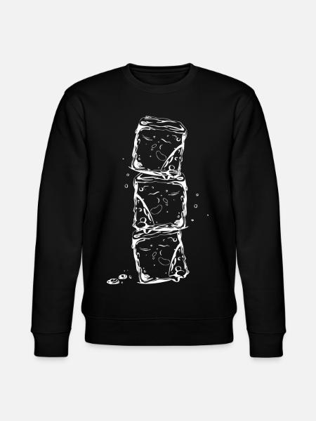 Glaçons et gouttes d'eau - Sweat bio CHANGER Stanley/Stella Unisexe - noir