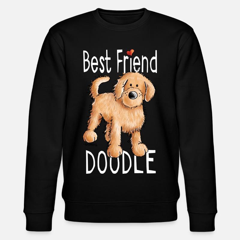 Drôle Doodle Chien - Cadeau - Sweat bio CHANGER Stanley/Stella Unisexe - noir