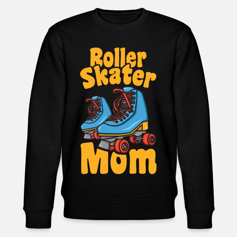 Rollschuh Mama - Stanley/Stella Unisex Bio-Sweatshirt CHANGER  - Schwarz