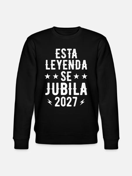 This Legend Retires 2027 - Stanley/Stella CHANGER Unisex Organic Sweatshirt - black