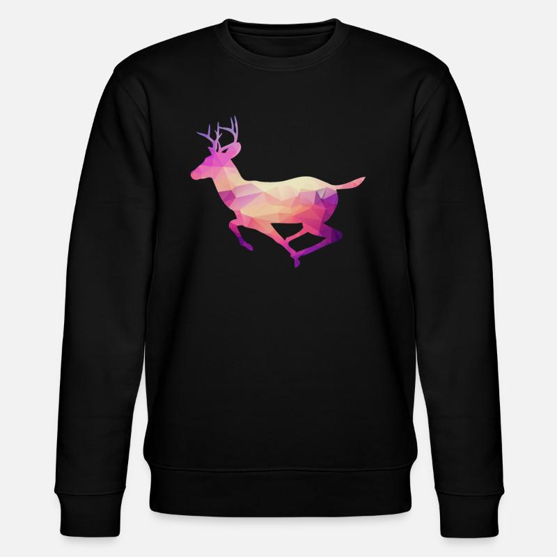 Cerf - Sweat bio CHANGER Stanley/Stella Unisexe - noir