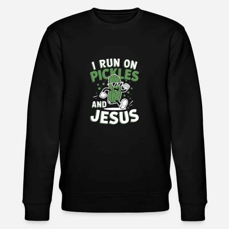 Concombre Jésus Foi Chrétien - Sweat bio CHANGER Stanley/Stella Unisexe - noir