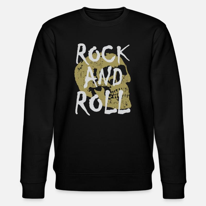 Rock And Roll - Stanley/Stella Unisex Bio-Sweatshirt CHANGER  - Schwarz