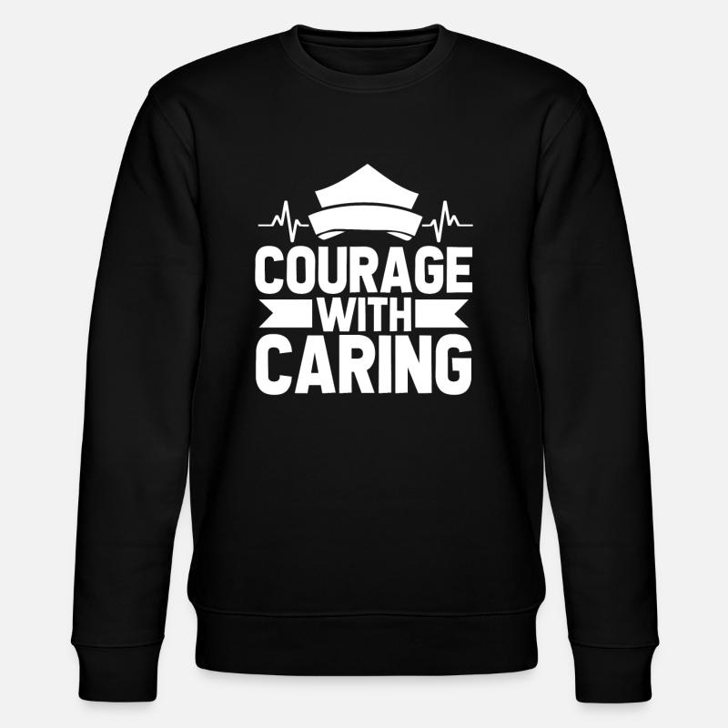Krankenschwester - Stanley/Stella Unisex Bio-Sweatshirt CHANGER  - Schwarz