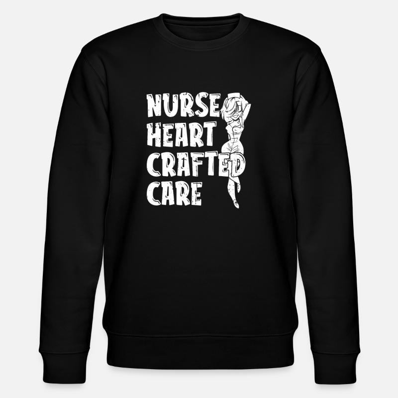 Krankenschwester - Stanley/Stella Unisex Bio-Sweatshirt CHANGER  - Schwarz