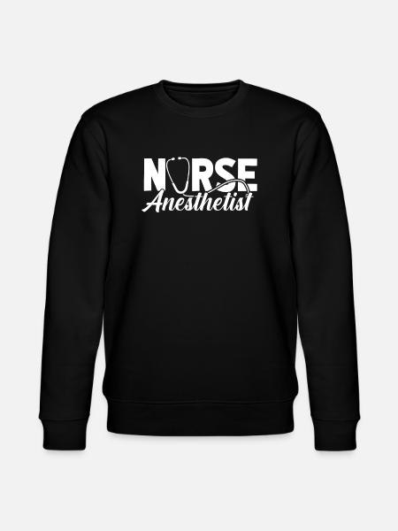 Krankenschwester Nurse Anesthetist - Stanley/Stella CHANGER Unisex Organic Sweatshirt - black