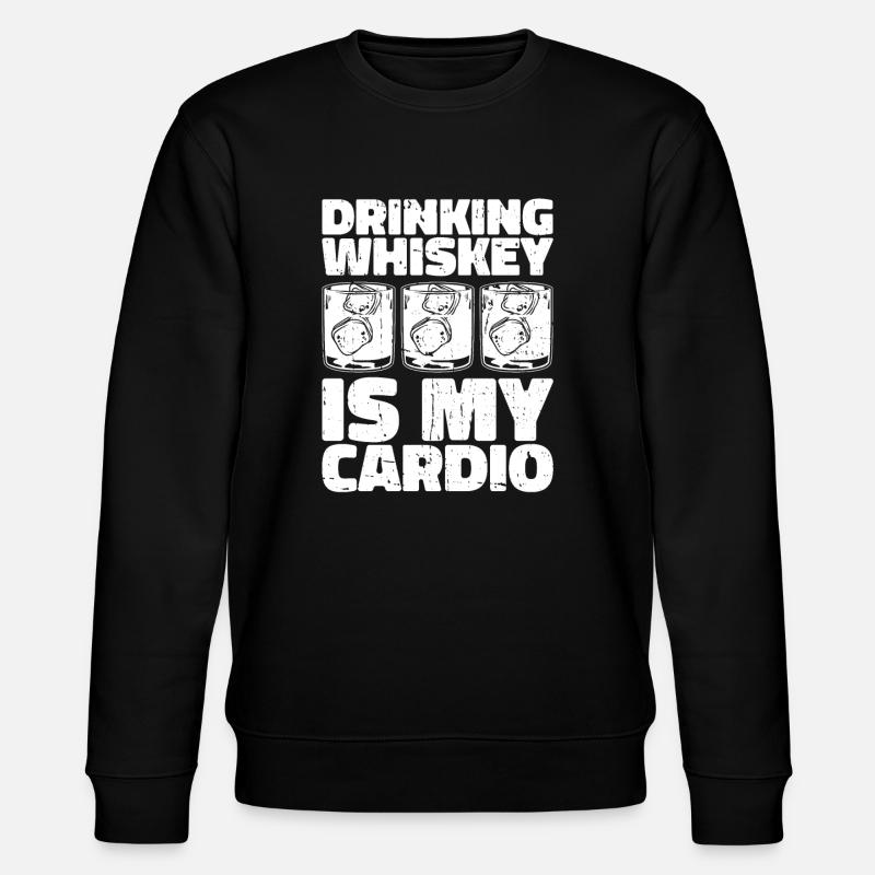 Whisky Whisky Citation Cardio Drôle - Sweat bio CHANGER Stanley/Stella Unisexe - noir