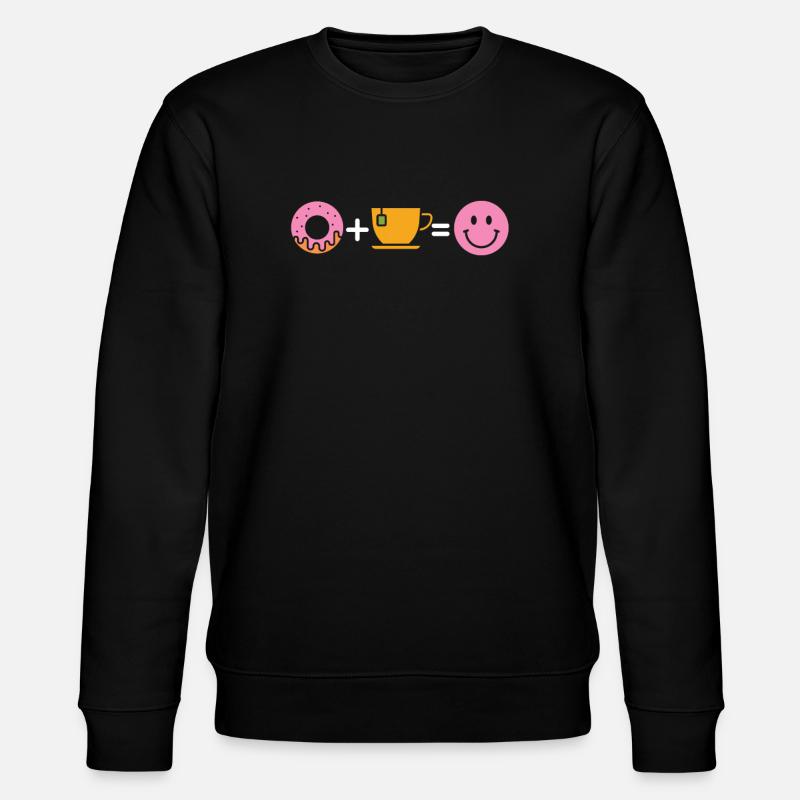 Donut - Stanley/Stella Unisex Bio-Sweatshirt CHANGER  - Schwarz