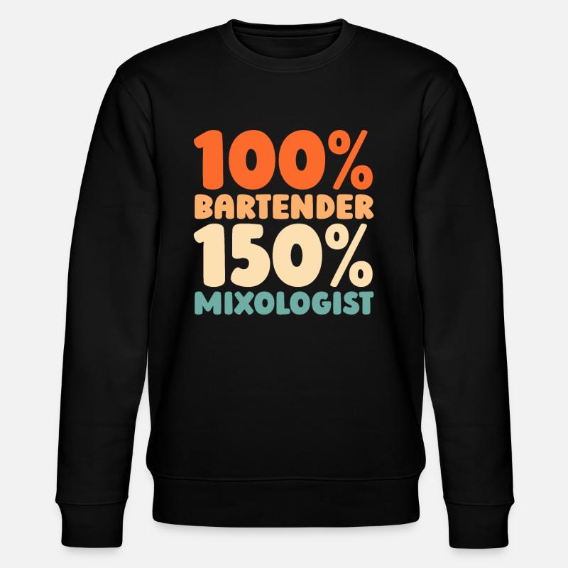 Barkeeper Bartender - Stanley/Stella Unisex Bio-Sweatshirt CHANGER  - Schwarz
