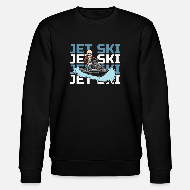 Jet Ski - Stanley/Stella Unisex Bio-Sweatshirt CHANGER  - Schwarz