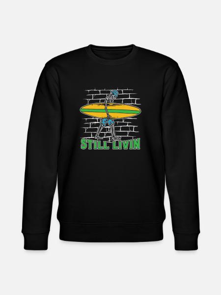 Surfer Surfen - Stanley/Stella Unisex Bio-Sweatshirt CHANGER - Schwarz