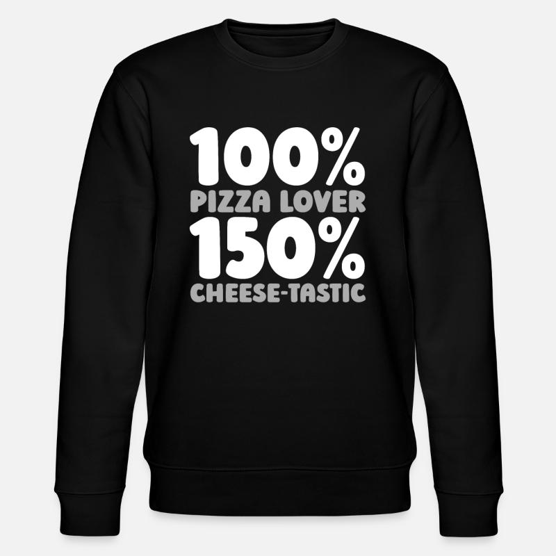 Pizza - Stanley/Stella CHANGER Unisex Organic Sweatshirt - black