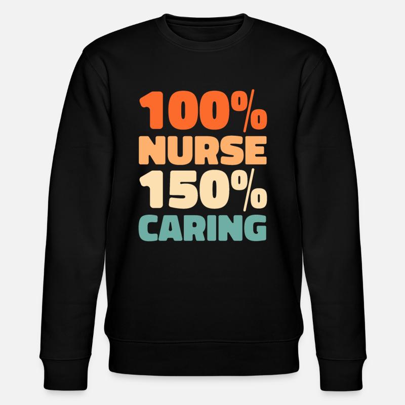 Krankenschwester - Stanley/Stella Unisex Bio-Sweatshirt CHANGER - Schwarz