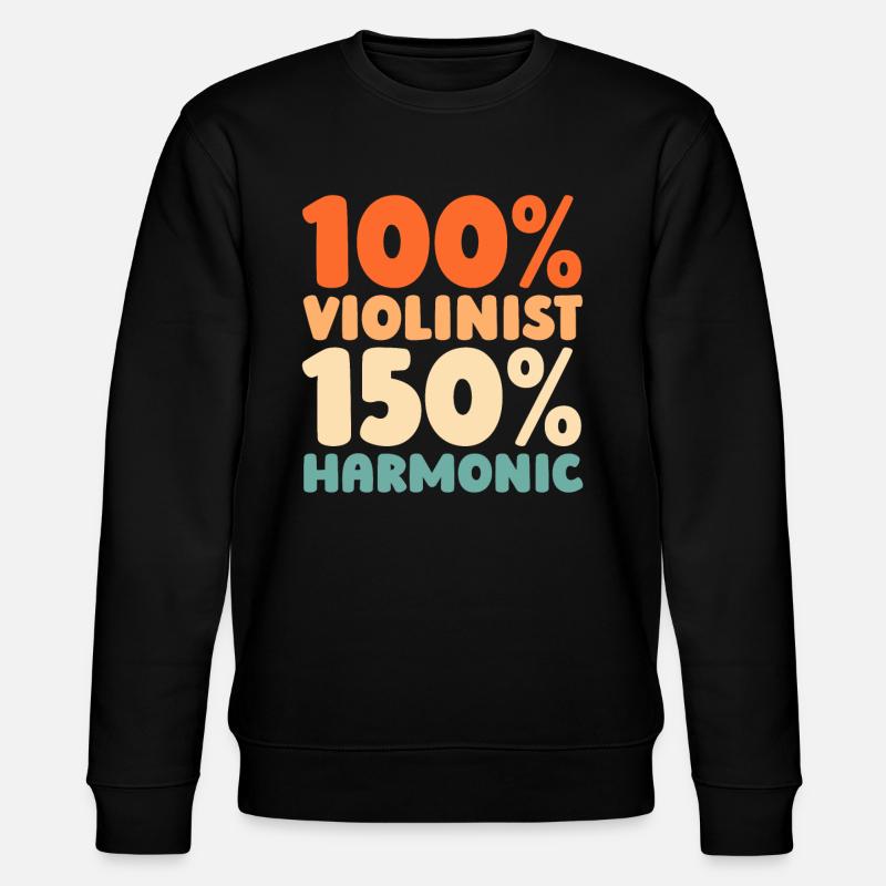 Violon Violon - Sweat bio CHANGER Stanley/Stella Unisexe - noir