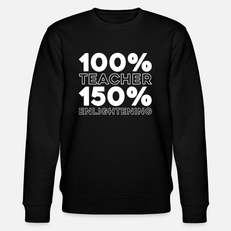 Lehrer Pädagoge - Stanley/Stella Unisex Bio-Sweatshirt CHANGER  - Schwarz