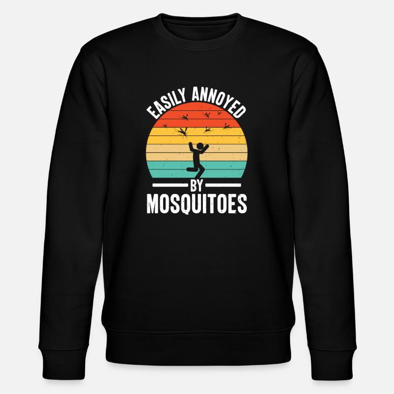 Mosquitoes - Stanley/Stella CHANGER Unisex Organic Sweatshirt - black