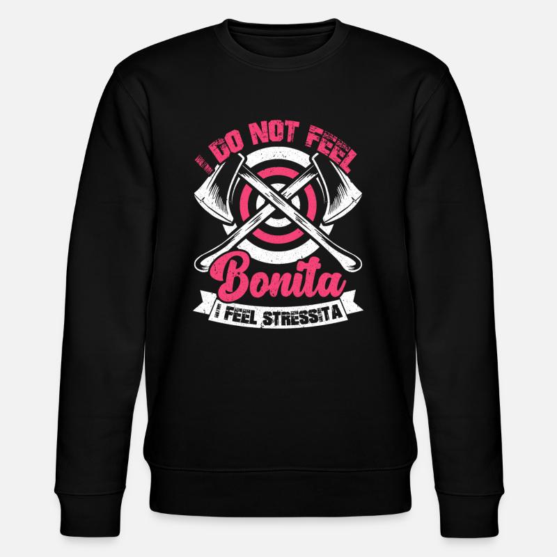 Axe Throwing - Stanley/Stella CHANGER Unisex Organic Sweatshirt - black