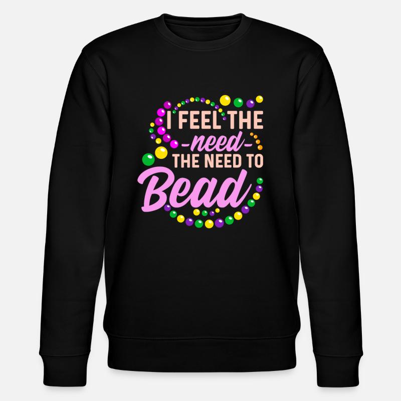 Beading Beader - Stanley/Stella CHANGER Unisex Organic Sweatshirt - black