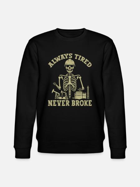 Olieklædt arbejder Olierig arbejder - Stanley/Stella økologisk unisex-sweatshirt CHANGER  - sort