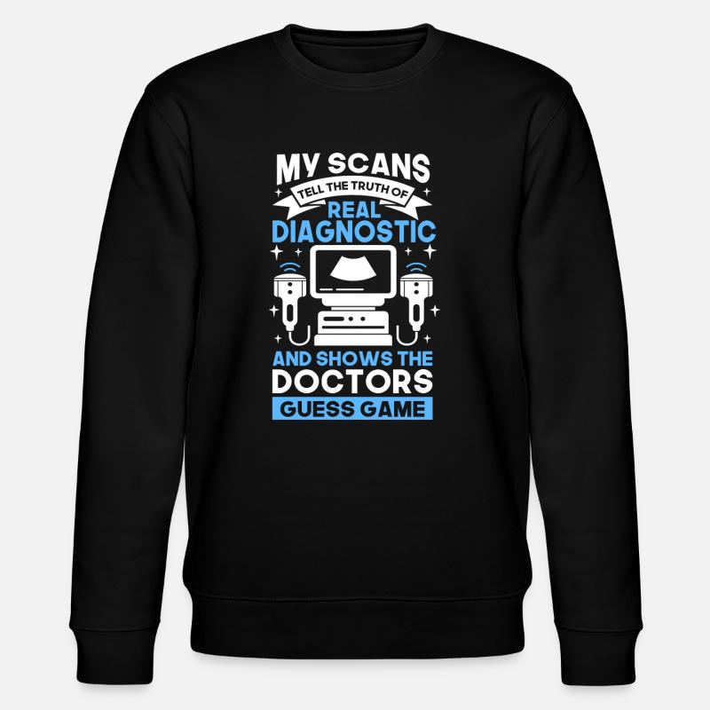 Sonographer Sonography Ultrasound Tech - Stanley/Stella CHANGER Unisex Organic Sweatshirt - black