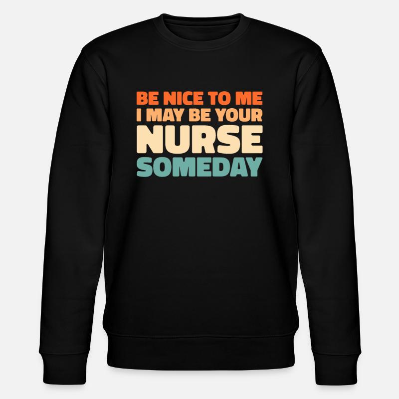 Krankenschwester - Stanley/Stella Unisex Bio-Sweatshirt CHANGER  - Schwarz