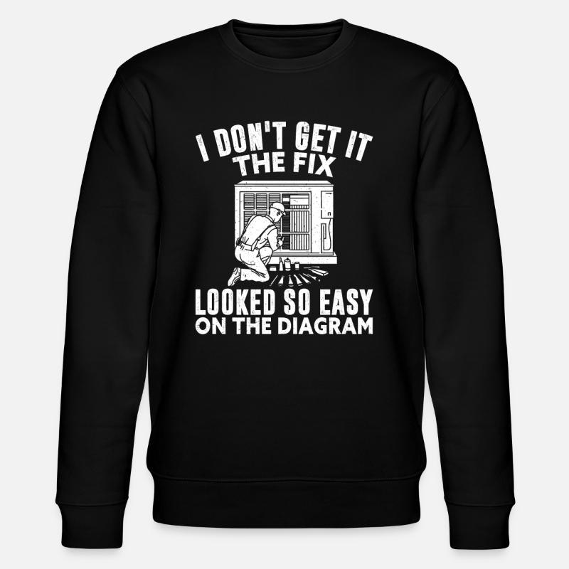 HVAC Tech - Stanley/Stella Unisex Bio-Sweatshirt CHANGER  - Schwarz