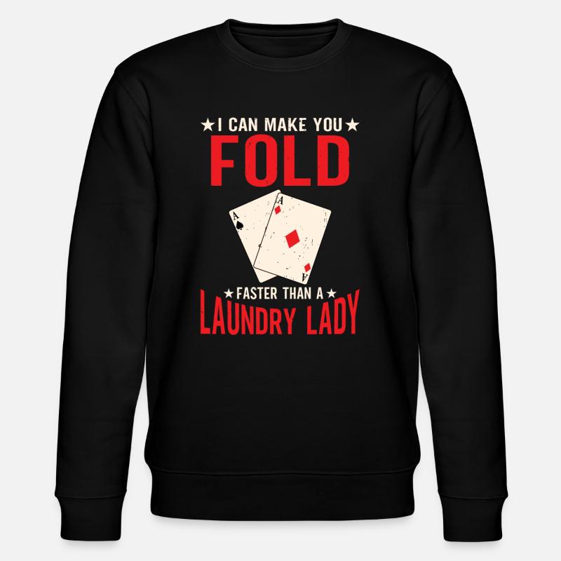 Poker - Stanley/Stella Unisex Bio-Sweatshirt CHANGER - Schwarz