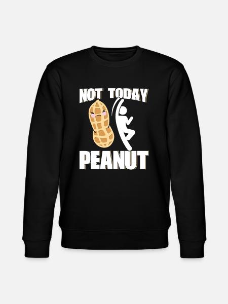Peanut allergic allergy - Stanley/Stella CHANGER Unisex Organic Sweatshirt - black