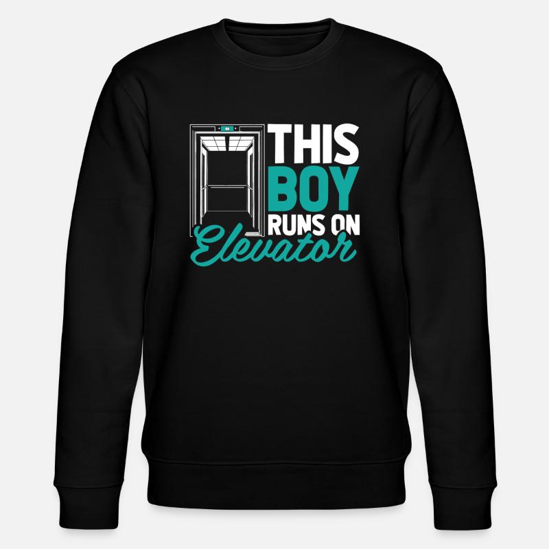 Elevator Elevator - Stanley/Stella CHANGER Unisex Organic Sweatshirt - black