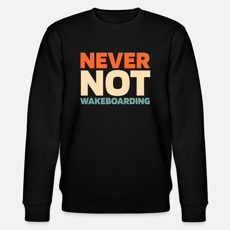 Wakeboard Wakeboarder - Stanley/Stella CHANGER Unisex Organic Sweatshirt - black