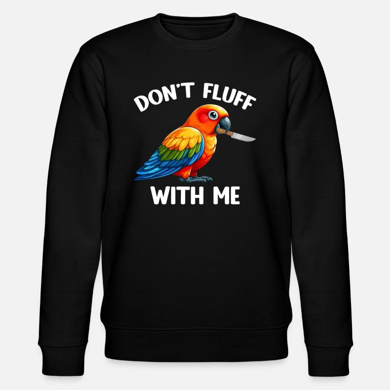 Sun conure - Stanley/Stella CHANGER Unisex Organic Sweatshirt - black