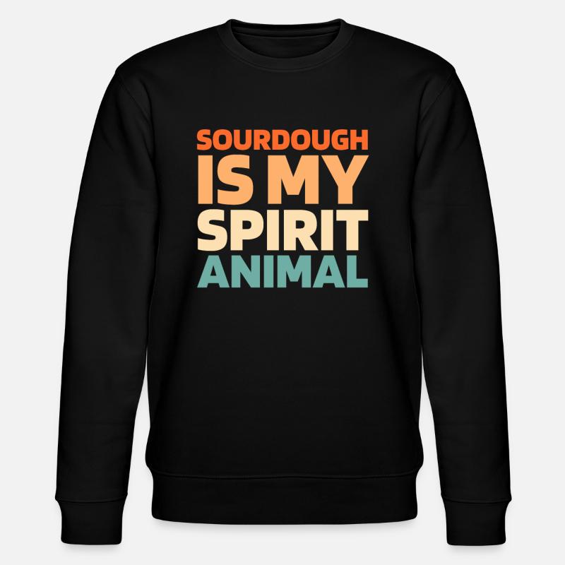 Sauerteig Brot - Stanley/Stella Unisex Bio-Sweatshirt CHANGER  - Schwarz