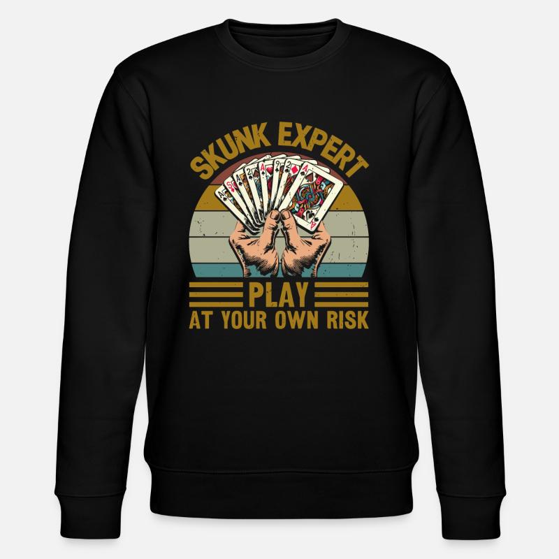 Cribbage - Stanley/Stella CHANGER Unisex Organic Sweatshirt - black
