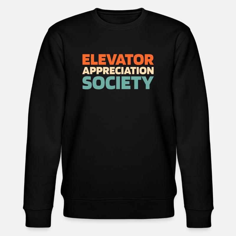 Elevator Elevator - Stanley/Stella CHANGER Unisex Organic Sweatshirt - black