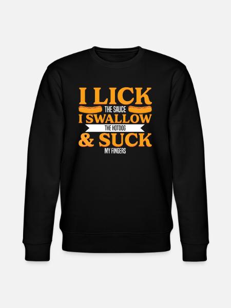 Funny Glizzy Gobbler - Stanley/Stella Unisex Bio-Sweatshirt CHANGER - Schwarz