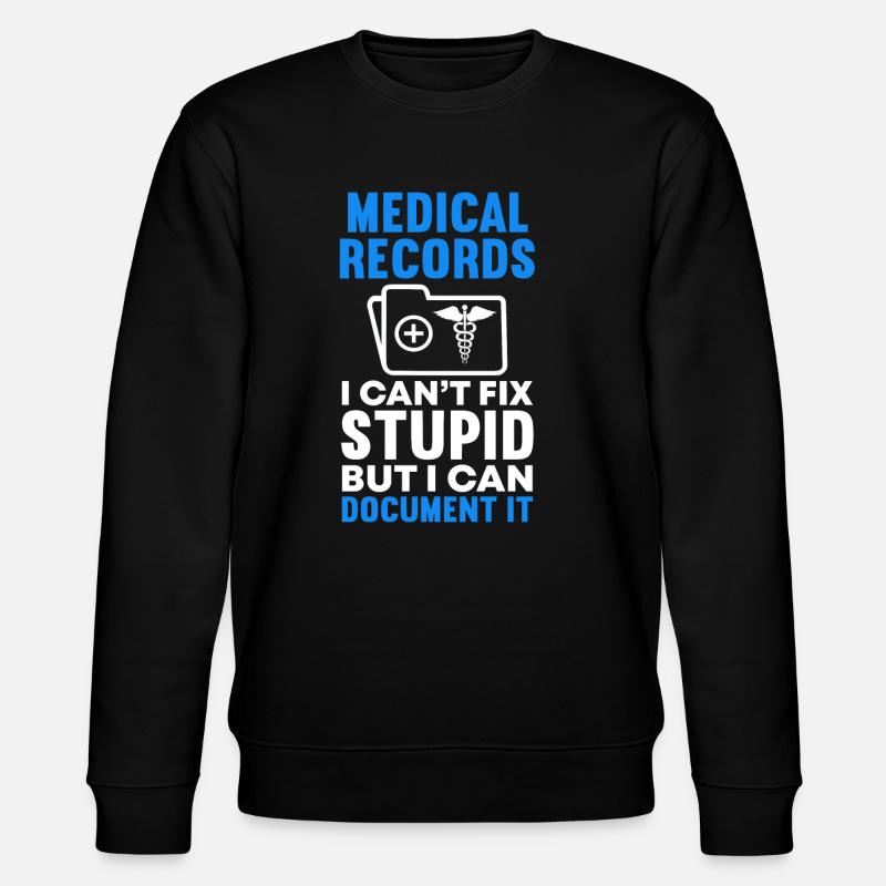 Dossiers médicaux - Sweat bio CHANGER Stanley/Stella Unisexe - noir
