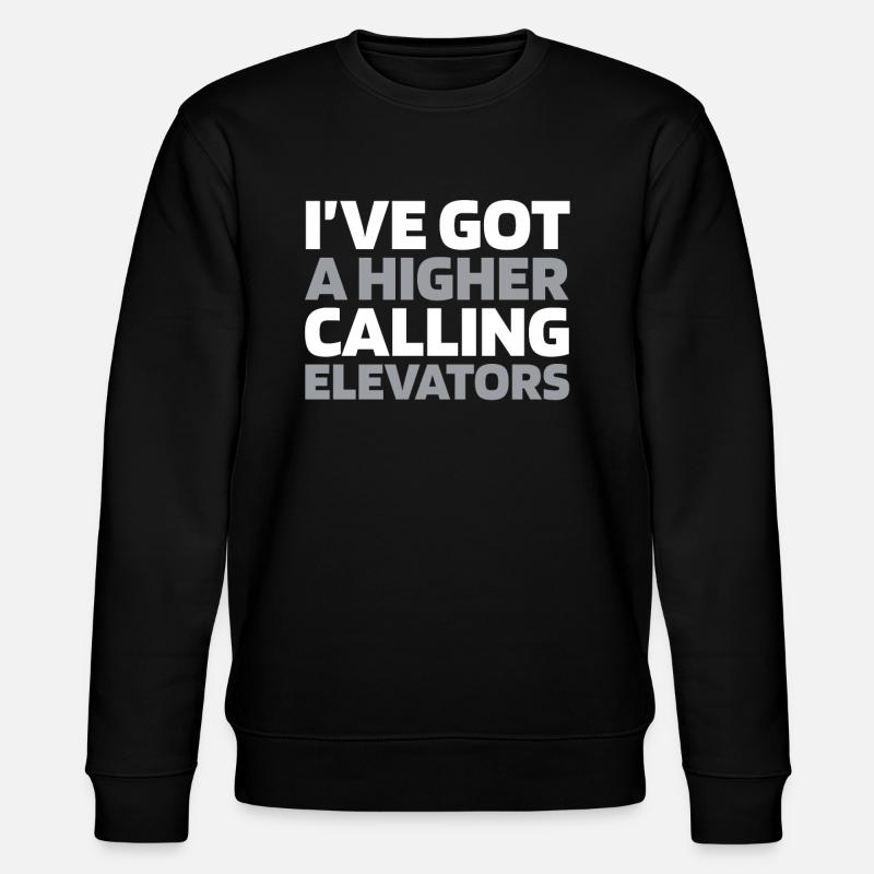 Elevator Elevator - Stanley/Stella CHANGER Unisex Organic Sweatshirt - black