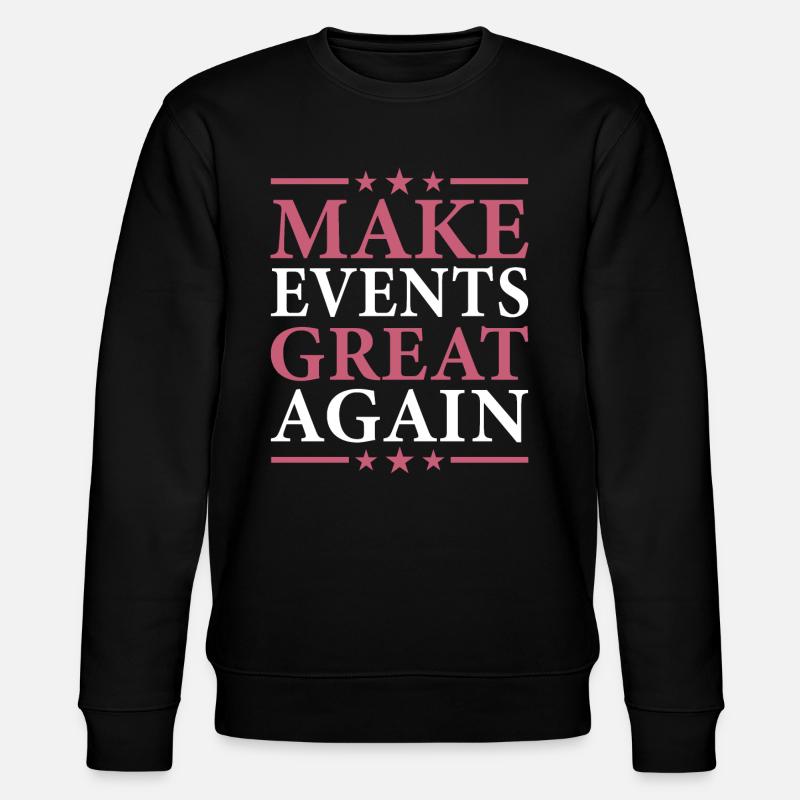 Event Planner - Stanley/Stella Unisex Bio-Sweatshirt CHANGER  - Schwarz