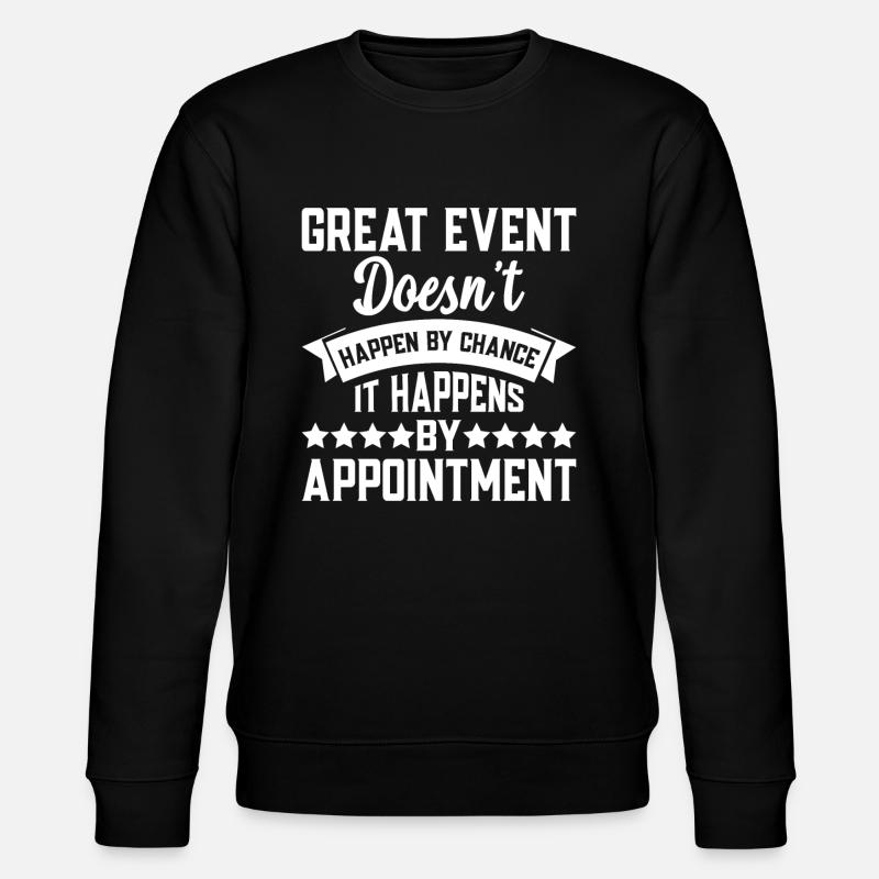 Event Planner - Stanley/Stella CHANGER Unisex Organic Sweatshirt - black